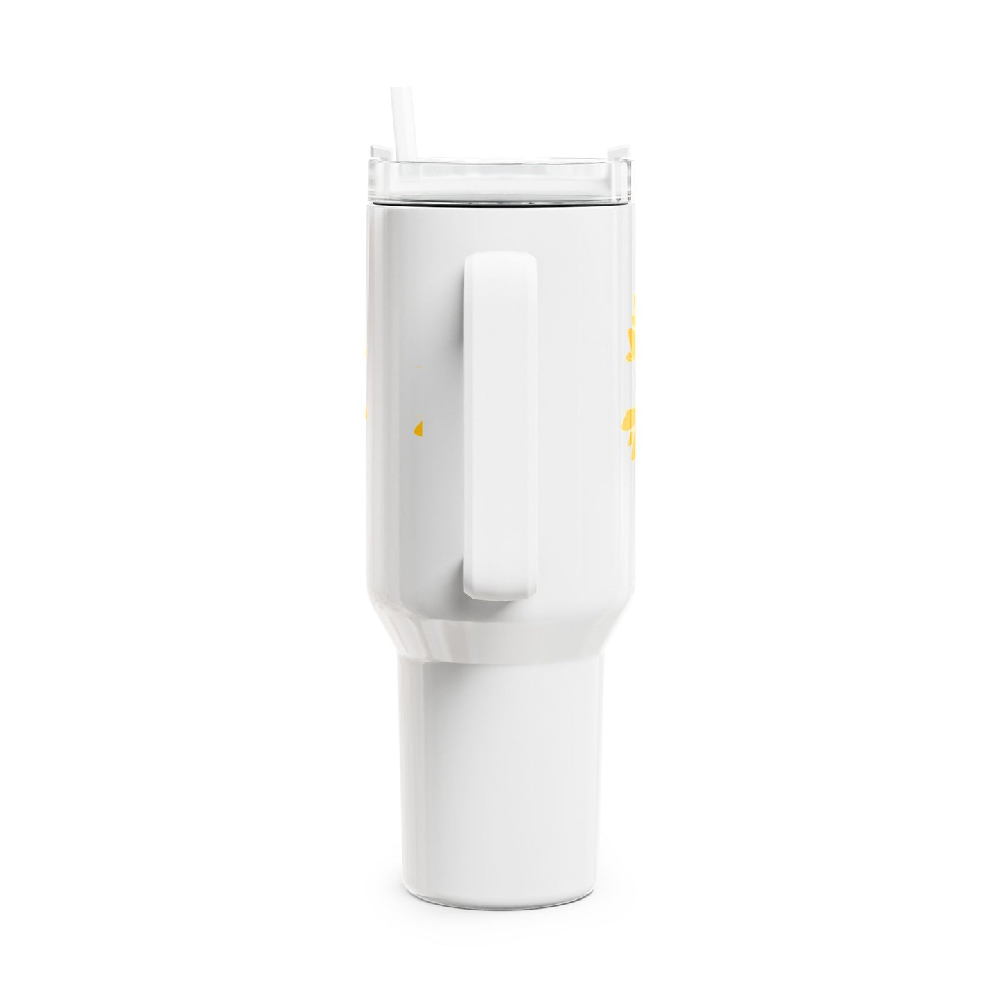 40oz Sunflower Tumbler - Be Great Motivational Cup
