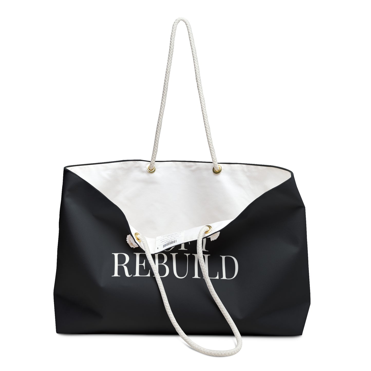 Black Soft Rebuild Tote – Your Weekend Reset Bag