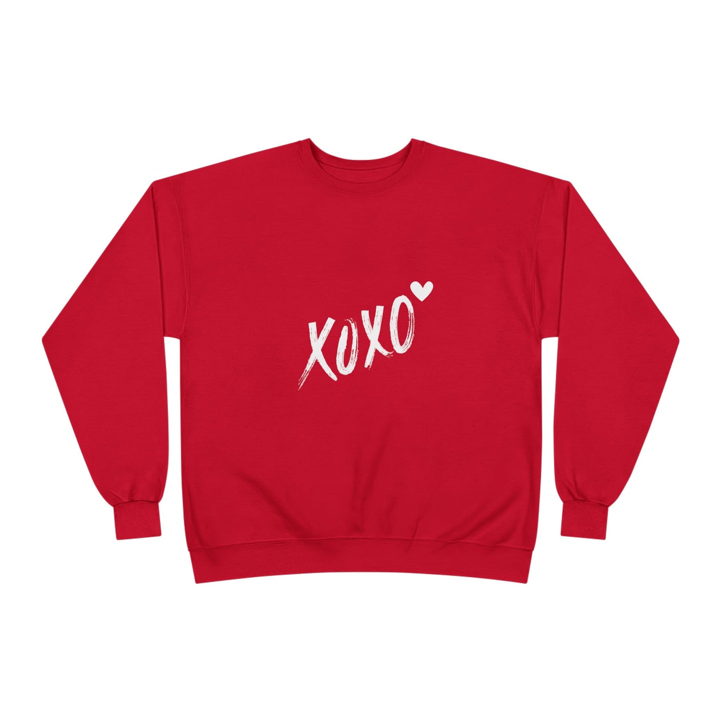 XOXO Unisex EcoSmart Sweatshirt - Cozy and Eco-Friendly for Love-Season and Everyday Comfort