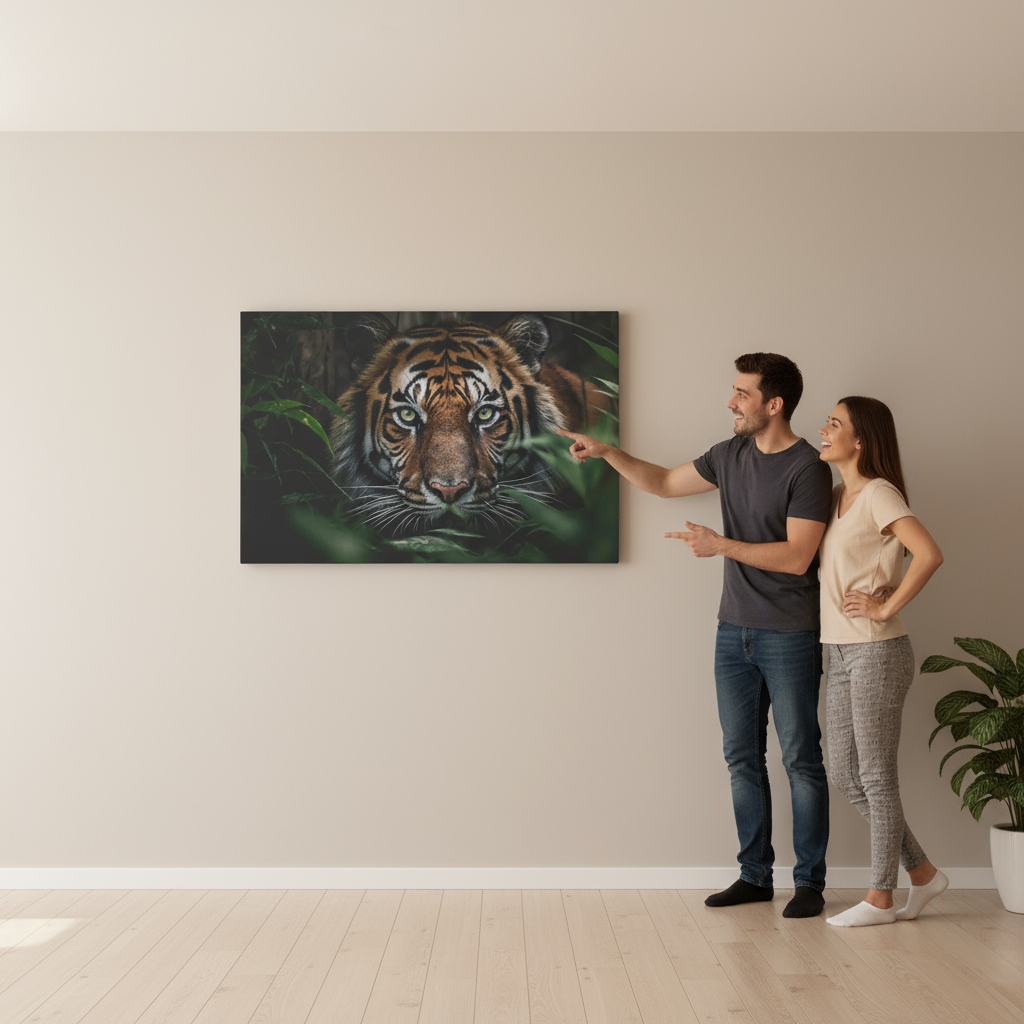 🐅 Majestic Guardian Tiger Canvas Wall Art Transform Any Room Into a Bold Statement of Power and Beauty Limited Edition Wildlife Canvas Print