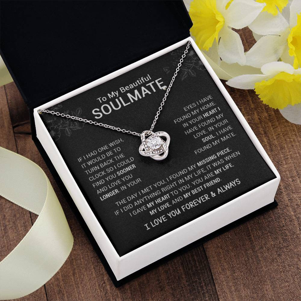 Love Knot Necklace (Yellow & White Gold Variants)