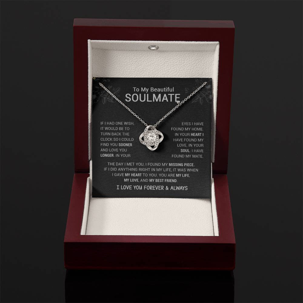 Love Knot Necklace (Yellow & White Gold Variants)