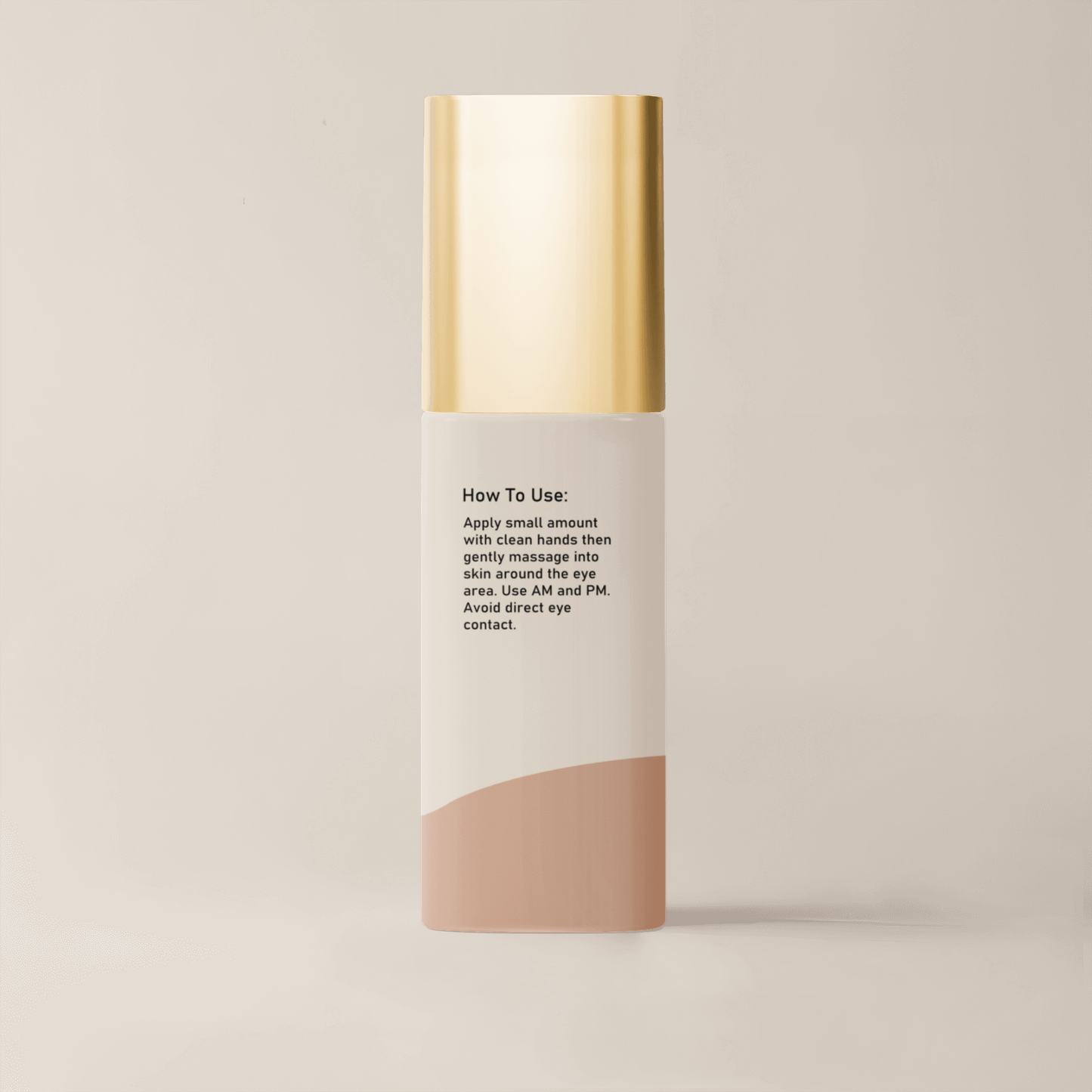 Brighten+Firm Eye Serum: Intensive Renewal Gold Cap
