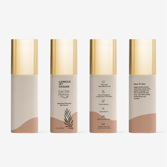 Brighten+Firm Eye Serum: Intensive Renewal Gold Cap