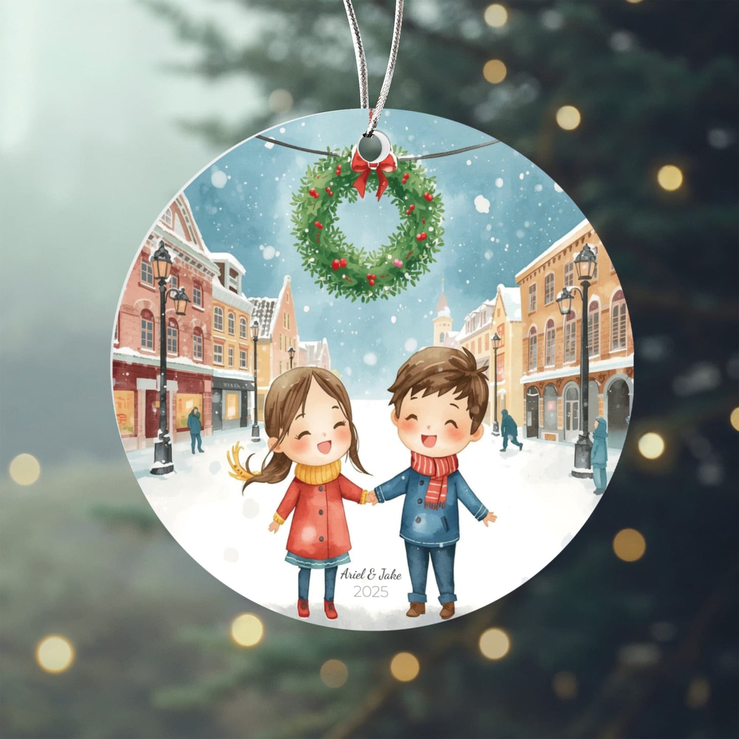 Acrylic Circle Ornament