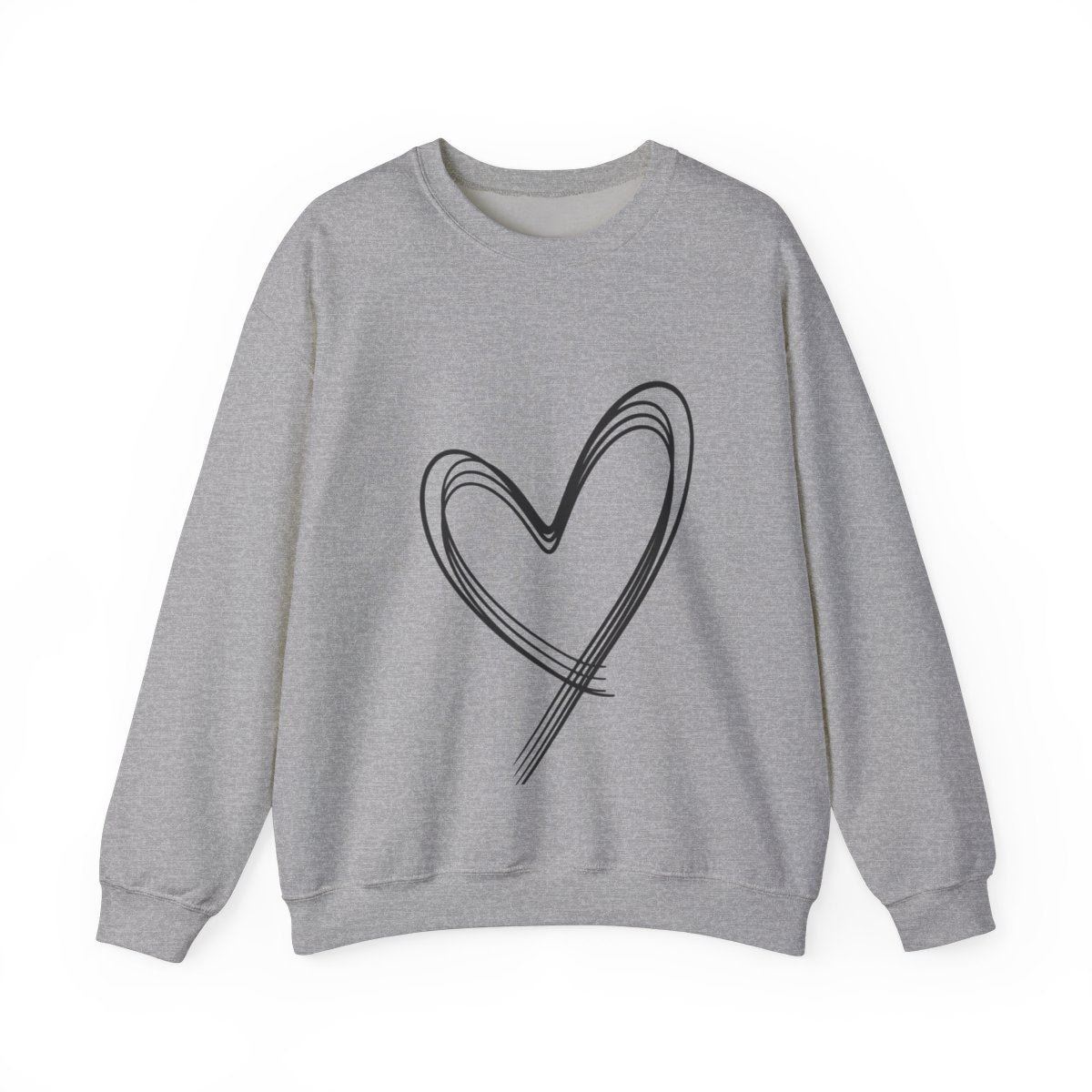 Heart Shaped Heavy Blend™ Crewneck Sweatshirt