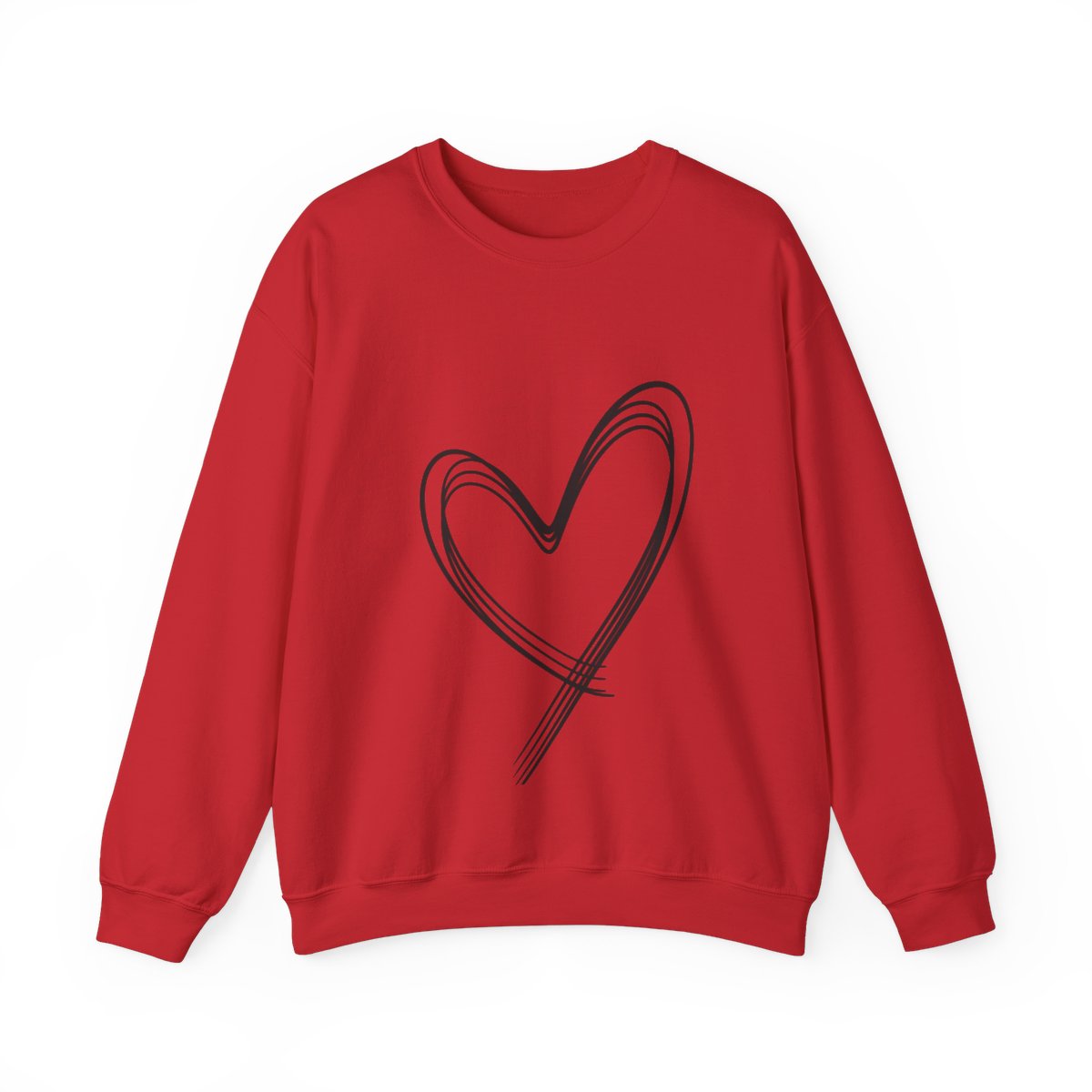Heart Shaped Heavy Blend™ Crewneck Sweatshirt