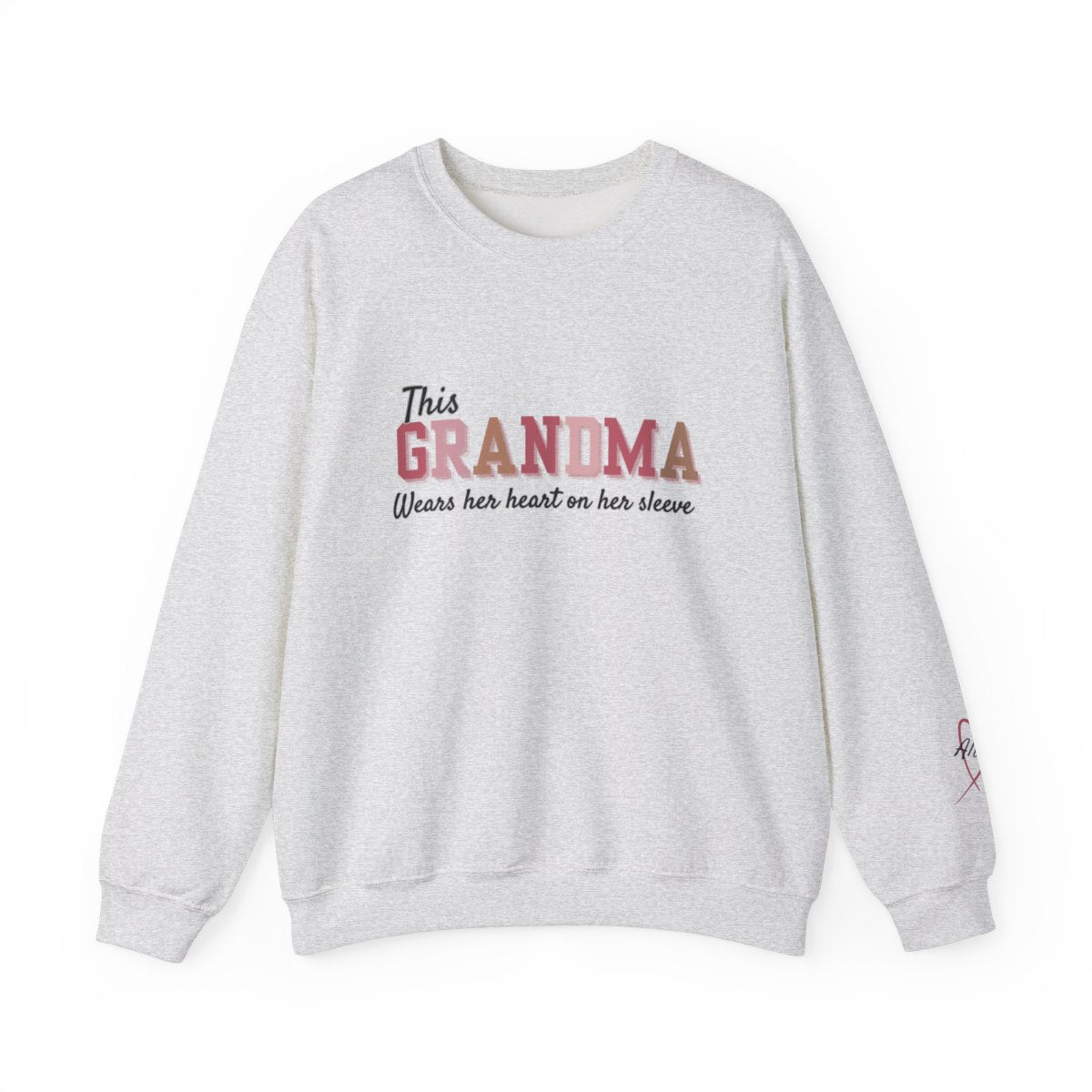 Personalized Grandma Sweatshirt -Names on sleeve
