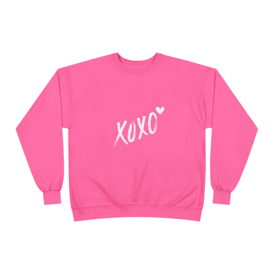 XOXO Unisex EcoSmart Sweatshirt - Cozy and Eco-Friendly for Love-Season and Everyday Comfort