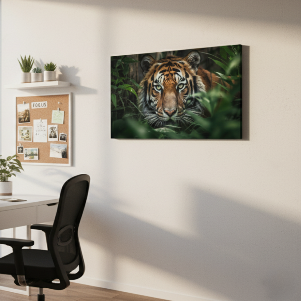 🐅 Majestic Guardian Tiger Canvas Wall Art Transform Any Room Into a Bold Statement of Power and Beauty Limited Edition Wildlife Canvas Print