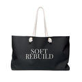 Black Soft Rebuild Tote – Your Weekend Reset Bag