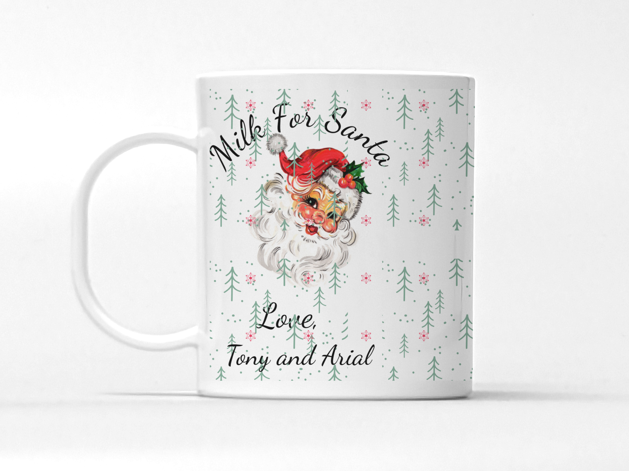 Personalized Cookies For Santa Holiday Plate