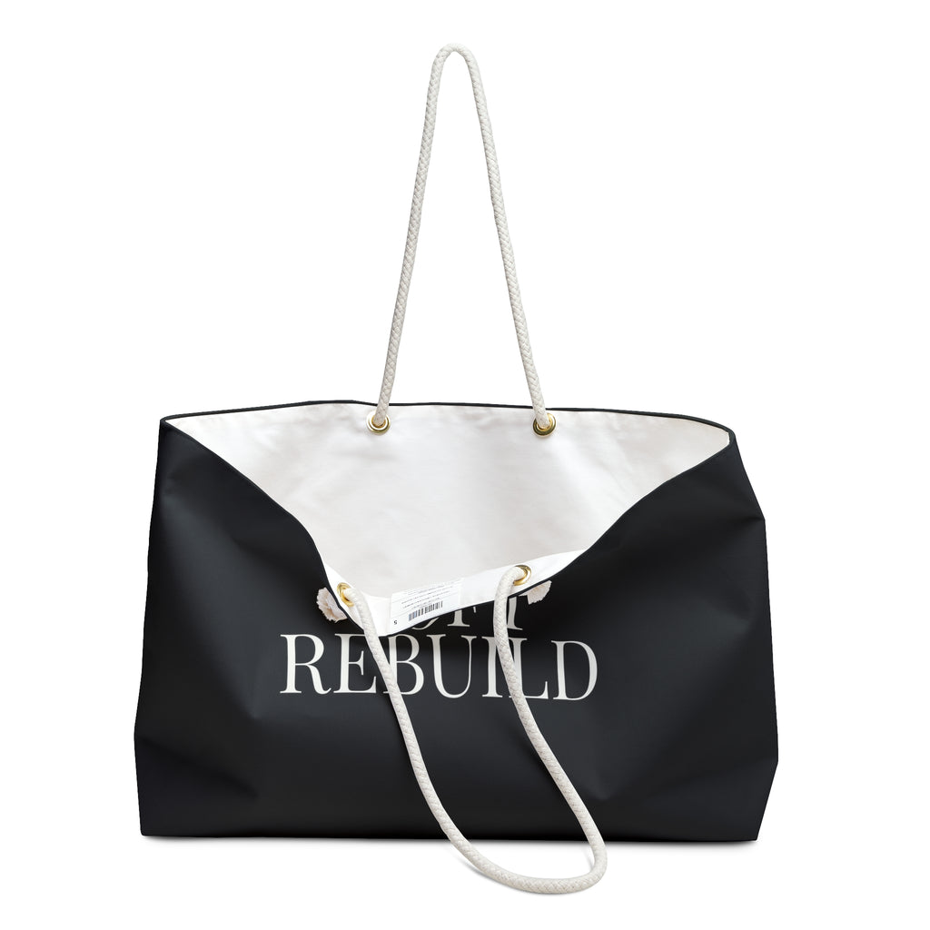 Black Soft Rebuild Tote – Your Weekend Reset Bag