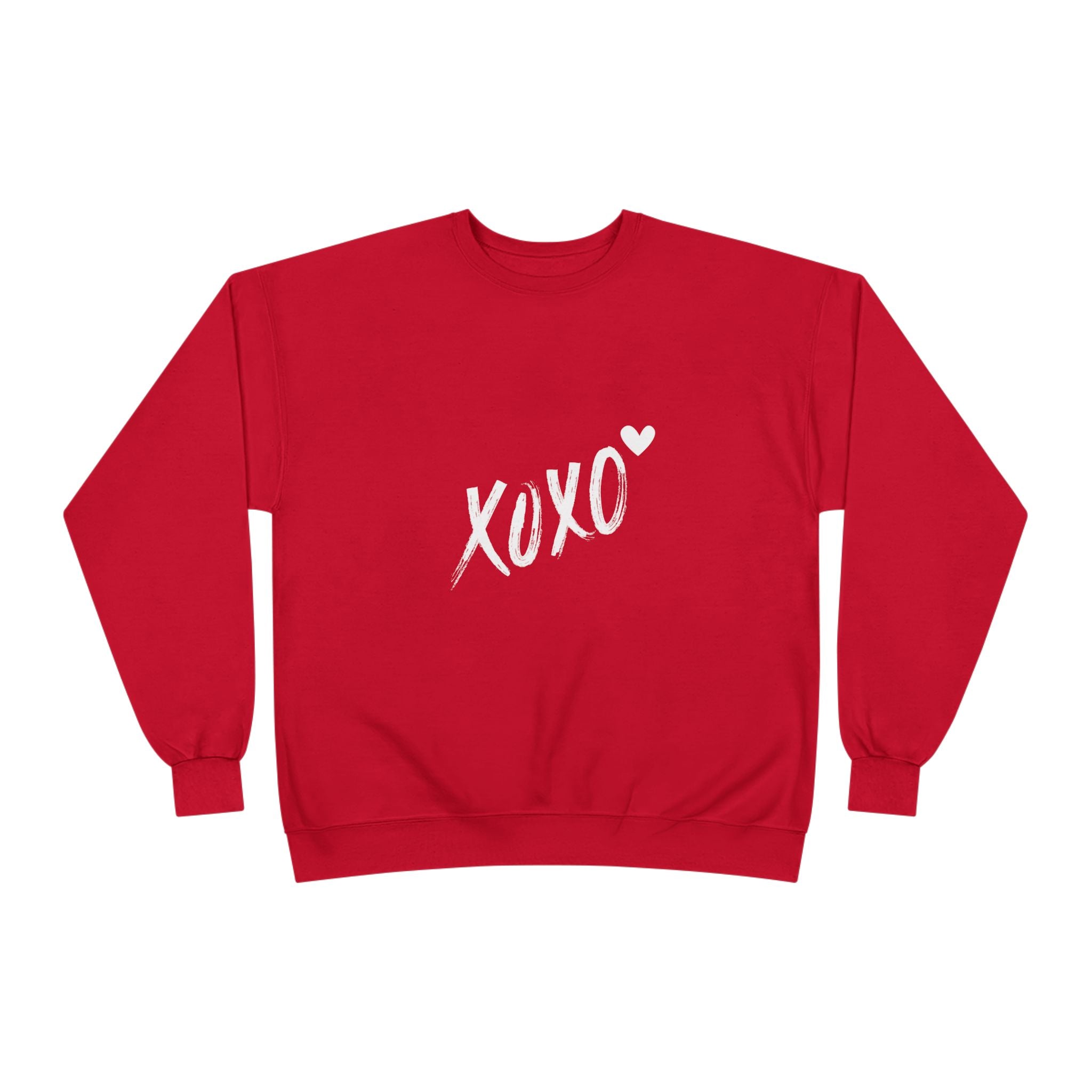 XOXO Unisex EcoSmart Sweatshirt - Cozy and Eco-Friendly for Love-Season and Everyday Comfort