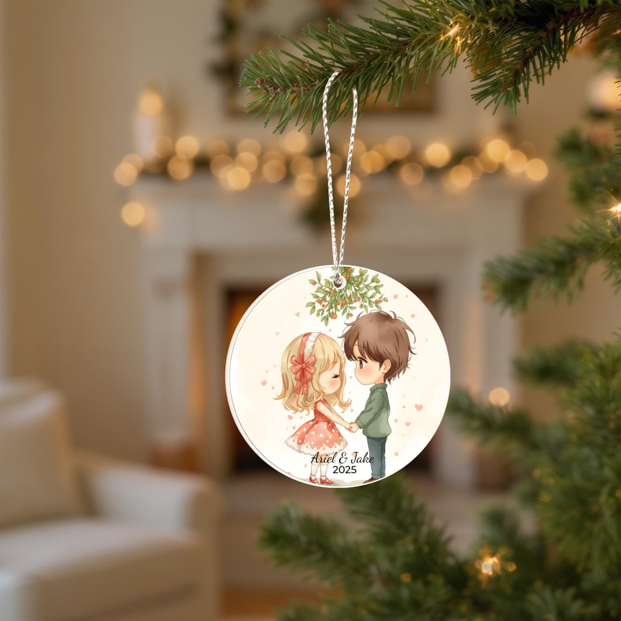 Acrylic Circle Ornament