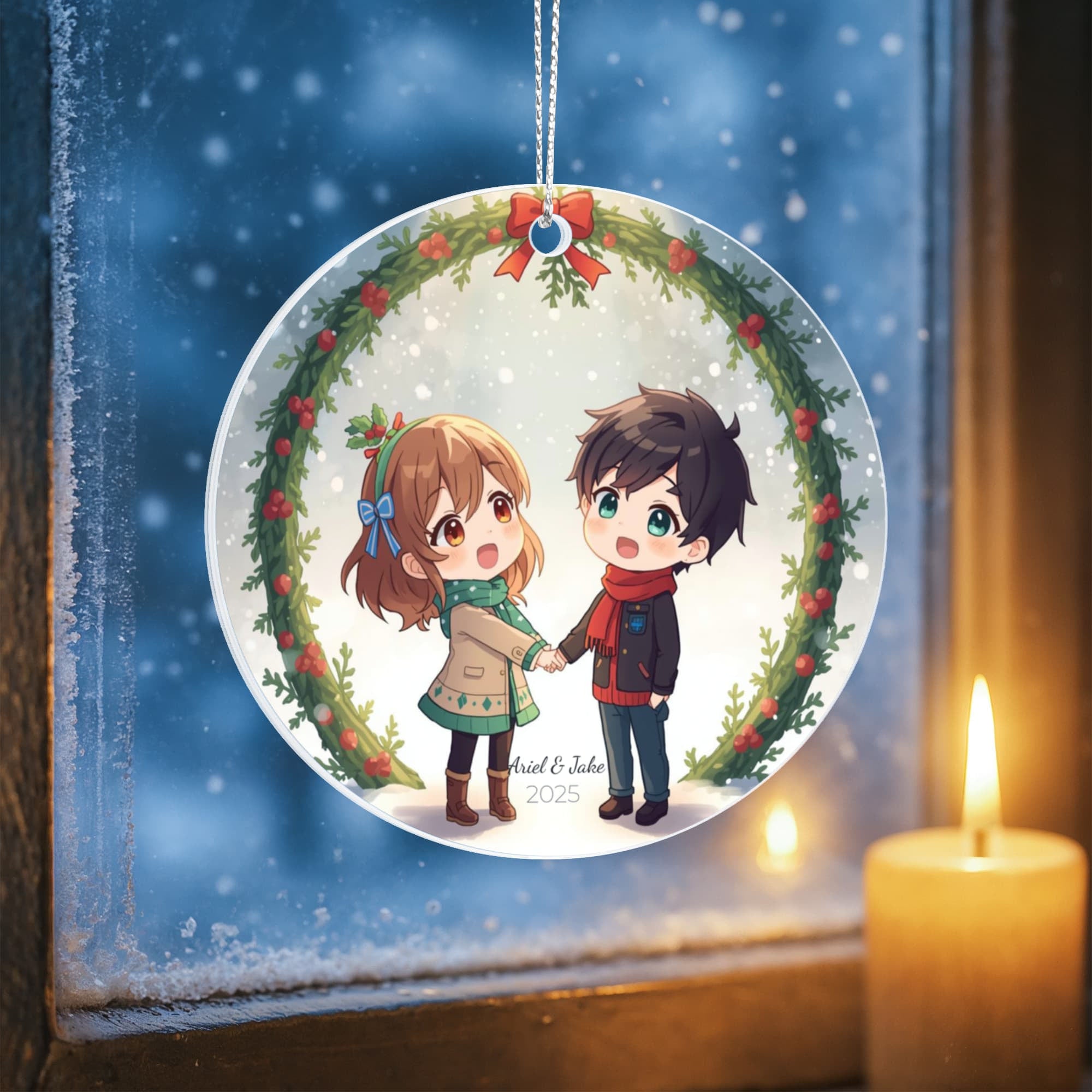 Acrylic Circle Ornament