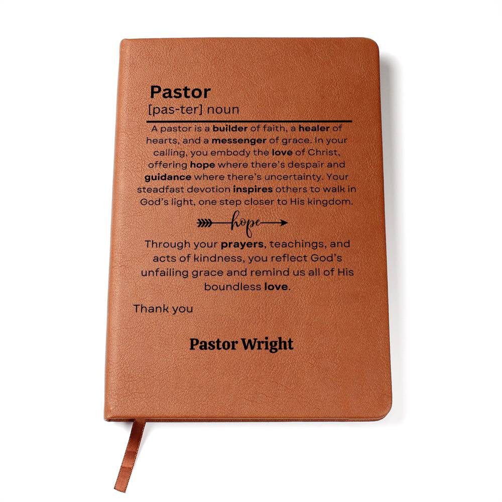 Pastors Personalized  Graphic Journal