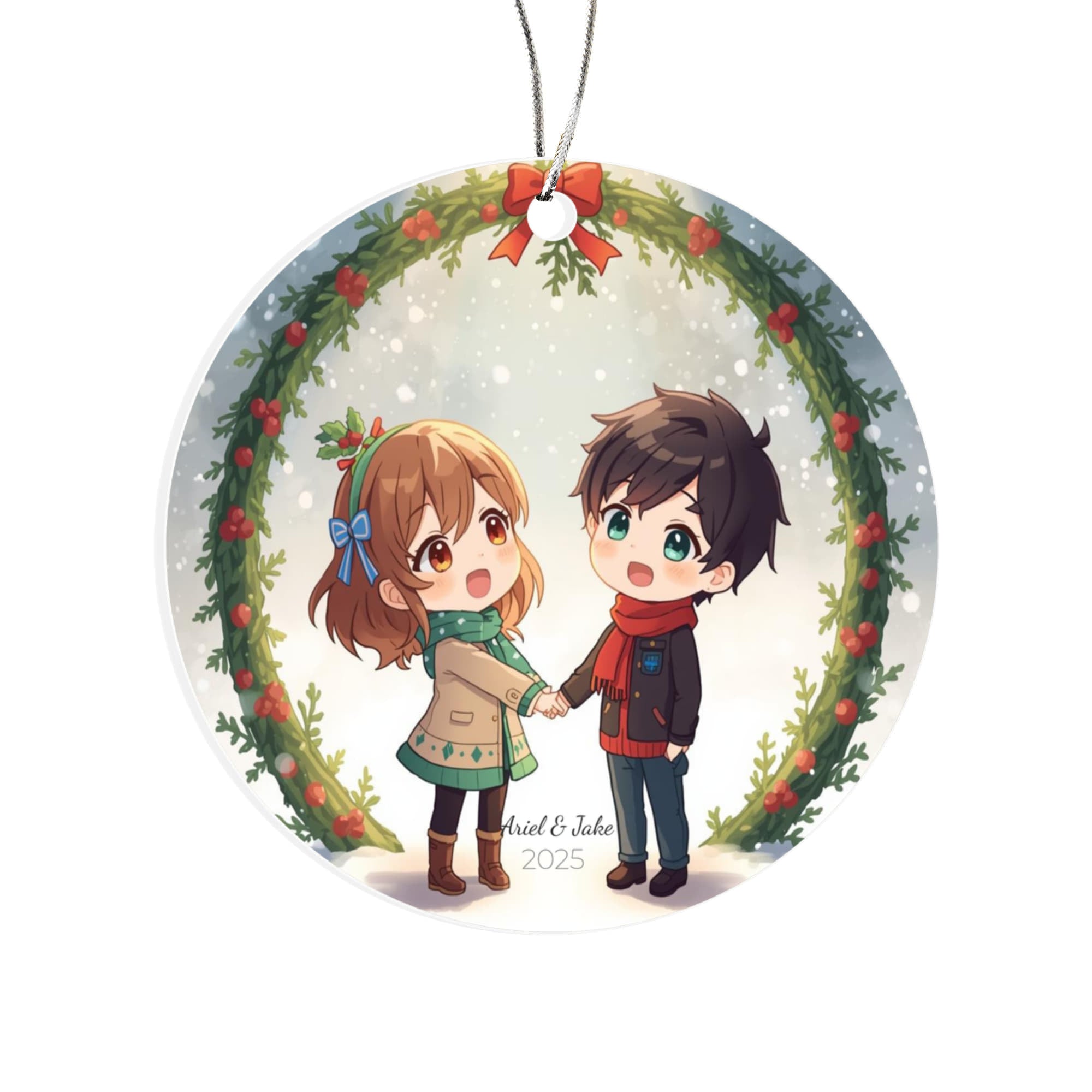 Acrylic Circle Ornament