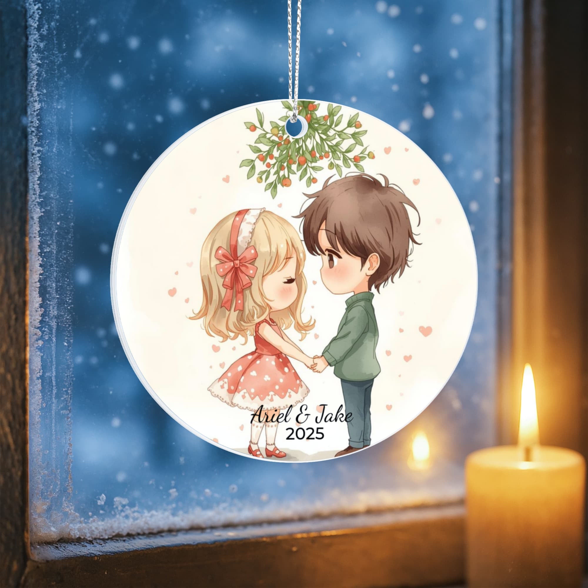 Acrylic Circle Ornament