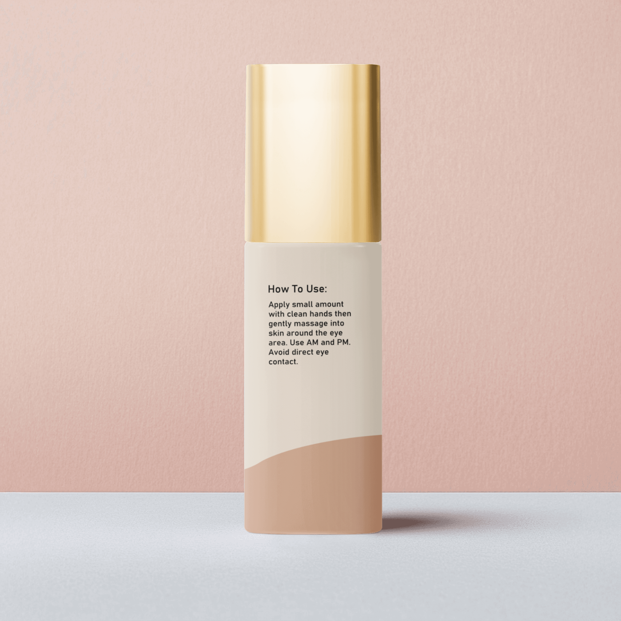Brighten+Firm Eye Serum: Intensive Renewal Gold Cap