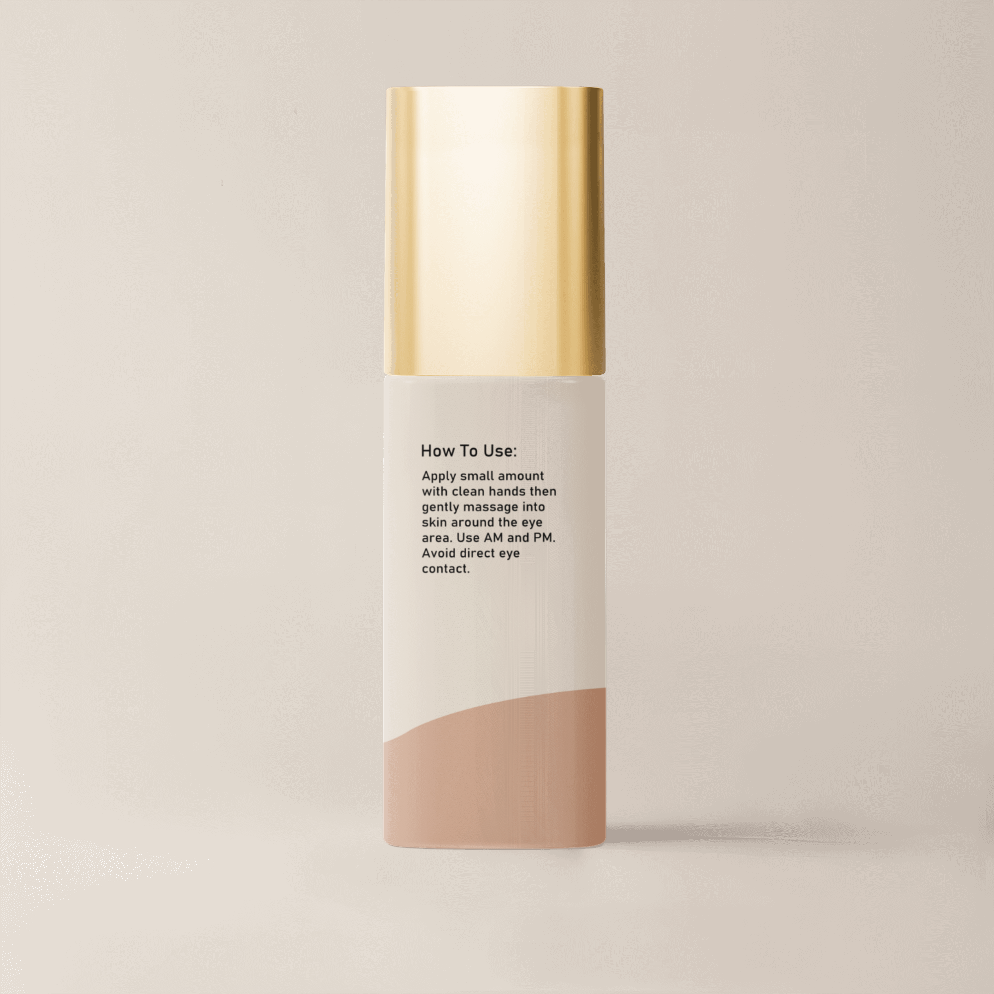 Brighten+Firm Eye Serum: Intensive Renewal Gold Cap