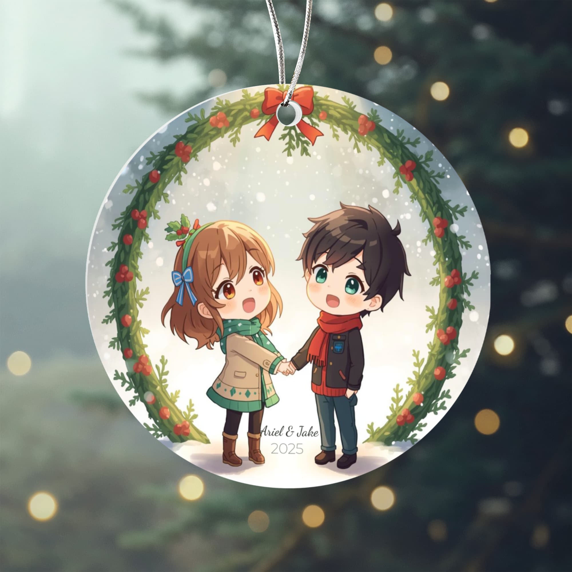 Acrylic Circle Ornament