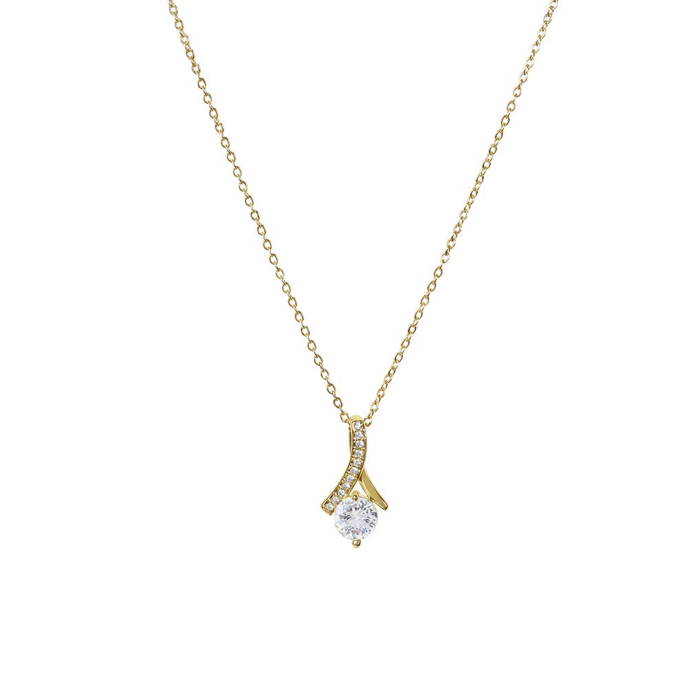 Alluring Beauty Necklace (Yellow & White Gold Variants)