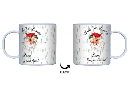 Personalized Cookies For Santa Holiday Plate