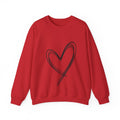 Heart Shaped Heavy Blend™ Crewneck Sweatshirt
